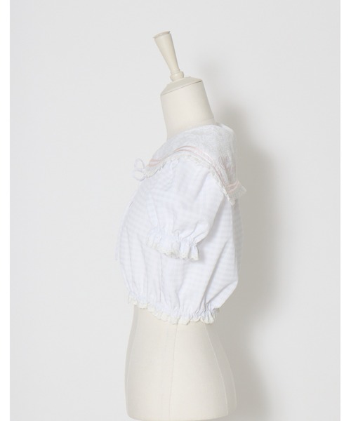 ワンピース gingham sailor setupの画像