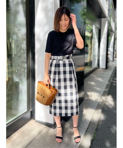 「EPOCA THE SHOP」 スカート 36 ブラック レディース_画像4