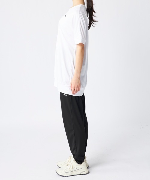 「FILA」 セットアップ MEDIUM ダークパープル レディース_画像3