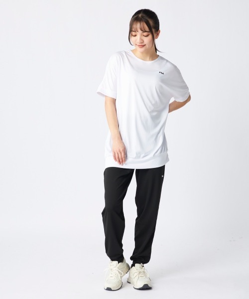 「FILA」 セットアップ MEDIUM ダークパープル レディース_画像8