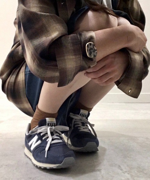 New Balance（ニューバランス） ローカットスニーカー 24.0cm ネイビー 