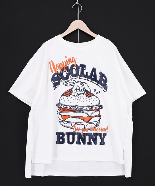 ScoLar（スカラー） tシャツ 半袖 162671：お昼寝ウサギinスカラー