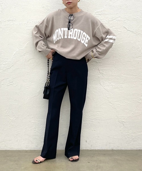 「LOUNGEDRESS」 長袖ニット FREE ネイビー レディース_画像5