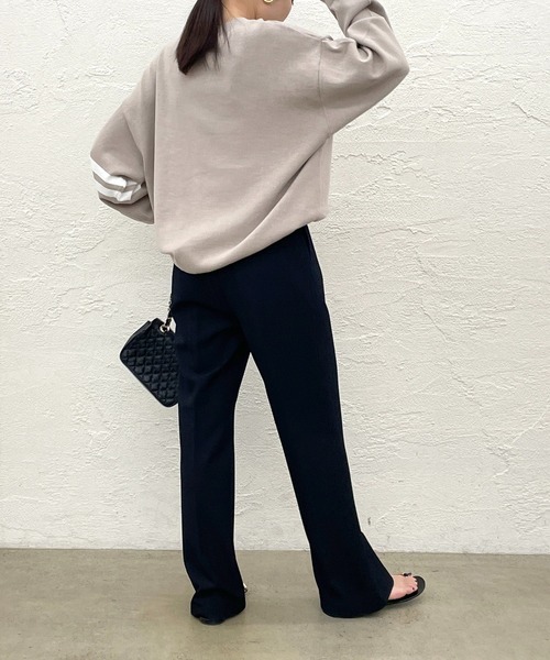 「LOUNGEDRESS」 長袖ニット FREE ネイビー レディース_画像7