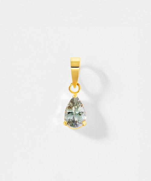 Jewel closet by L&Co. ネックレス K18 ゾイサイト ペアシェイプ