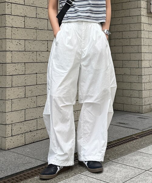 CPCM（シーピーシーエム） ワイドパンツ パンツ 冷感ニータック