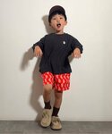 ハーフパンツ パンツ 短パン 「綿100%」イ...の詳細画像2