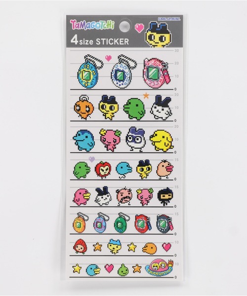 nini toys ステッカー 「nini toys」「たまごっち」4サイズステッカー
