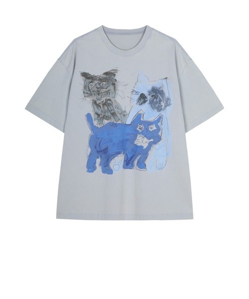 「JNBY」 半袖Tシャツ 38 ダークグレー レディース_画像6