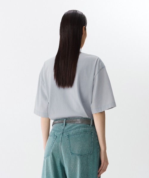 「JNBY」 半袖Tシャツ 38 ダークグレー レディース_画像8