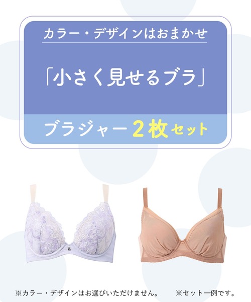 WACOAL（ワコール） 福袋 「小さく見せるブラ 2枚組」 : ZOZOTOWN