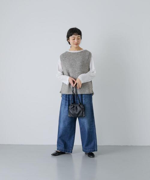 かぐれ ベスト ジレ ペルーニットベスト レディース : ZOZOTOWN Yahoo
