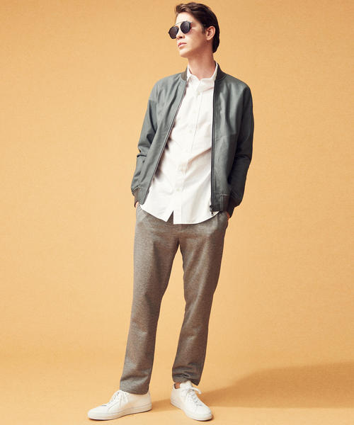ジャケット ブルゾン DENIM×TOMORROWLAND ラムレザー ミリタリーブルゾン ファッション メンズファッション A7194957350(46200円)