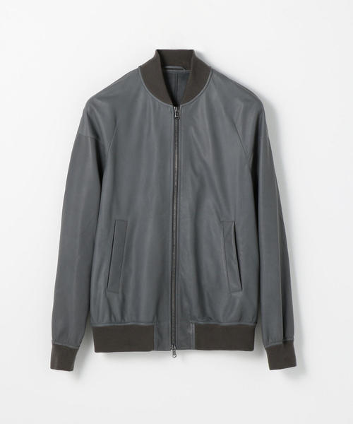 ジャケット ブルゾン DENIM×TOMORROWLAND ラムレザー ミリタリーブルゾン ファッション メンズファッション A7194957350(46200円)