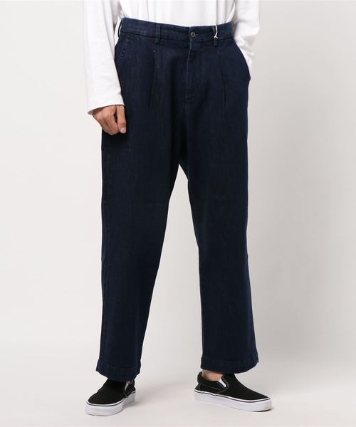 定番特価 パンツ デニム ジーンズ DENIM ONE WASH 1TUCK WIDE ZOZOTOWN PayPayモール店 - 通販 - PayPayモール 安い最新作