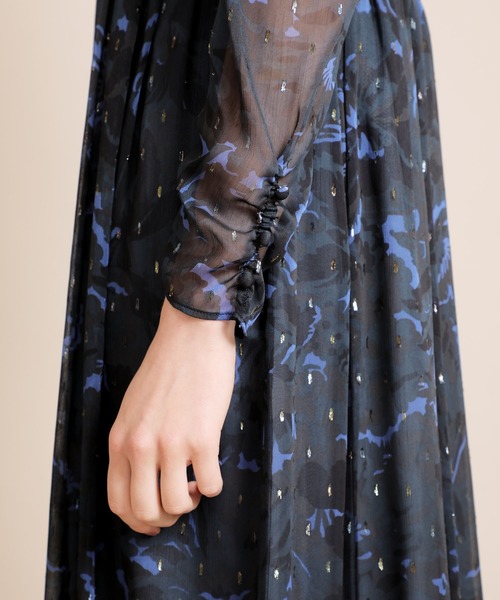 値下げ ワンピース Muveil ミュベール カモフラプリントワンピース Ma3fa004 激安特価 Yalaphone Com