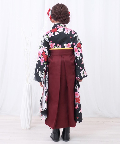 KYOETSU（京越） 着物 キッズ簡単着付け袴セット キッズ 子供 女の子