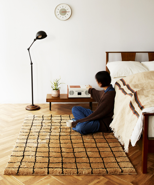 ラグ・カーペット JOURNAL STANDARD FURNITURE GRID RUG GRID RUG 200x200 グリッド ラグ（ラグ・マット）｜JOURNAL STANDARD