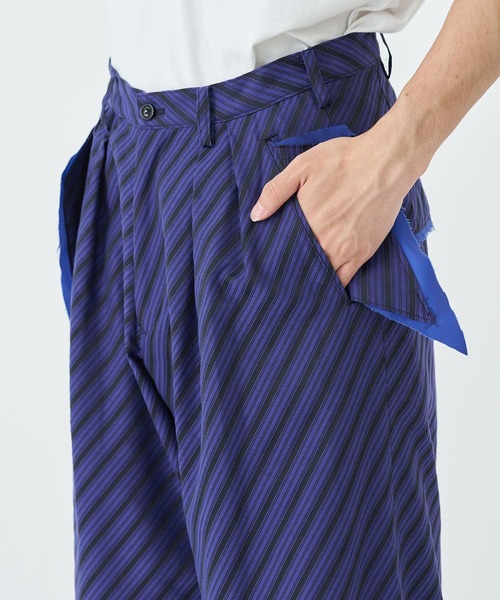 パンツ sulvam 23ss TWO-TUCK WIDE SLACKS sulvam（サルバム） スラックス 「sulvam / サルバム」TWO-TUCK WIDE
