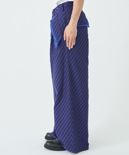 パンツ sulvam 23ss TWO-TUCK WIDE SLACKS sulvam（サルバム） スラックス 「sulvam / サルバム」TWO-TUCK WIDE