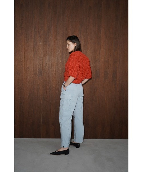 CLANE（クラネ） カーゴパンツ H/W BACK SLIT CARGO PANTS レディース