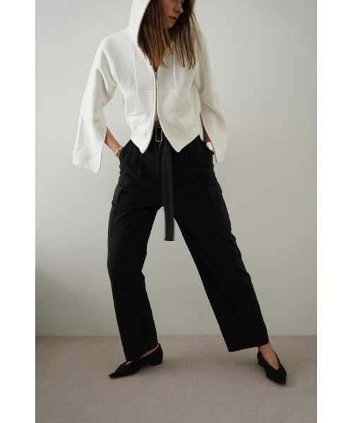 CLANE（クラネ） カーゴパンツ H/W BACK SLIT CARGO PANTS レディース