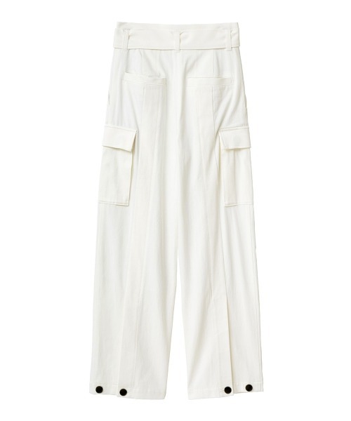CLANE（クラネ） カーゴパンツ H/W BACK SLIT CARGO PANTS レディース