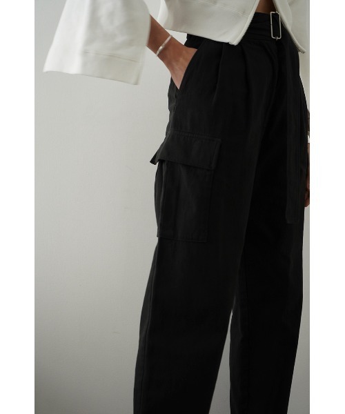 CLANE（クラネ） カーゴパンツ H/W BACK SLIT CARGO PANTS レディース