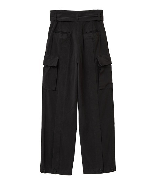 CLANE（クラネ） カーゴパンツ H/W BACK SLIT CARGO PANTS レディース