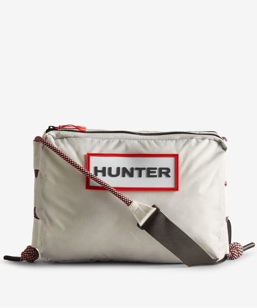 ✨新品✨【HUNTER】タグ付き ショルダー トラベル サコッシュ ボディバッグ 男女兼用 HUNTER（ハンター） ショルダーバッグ トラベル リップストップ
