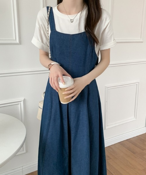 サイドタックキャミワンピース emmi｜サイドタックキャミワンピース | Rakuten Fashion(楽天