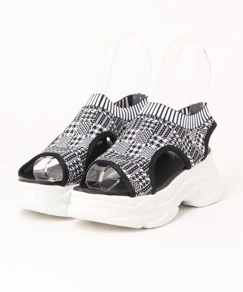 STYLEBLOCK サンダル 厚底オープントゥサンダル レディース