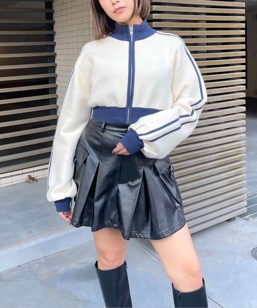 SPIRALGIRL（スパイラルガール） ジャージ ニットトラックジャケット