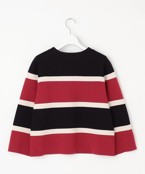 自由区　ウールミラノボーダー ニット 自由区（ジユウク） ニット セーター ウールミラノボーダー ニット