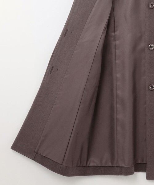 ファインウールモッサ ノーカラーコート ファインウールモッサ