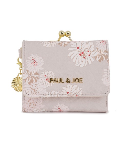PAUL & JOE 二つ折り財布 ベージュ PAUL & JOE ACCESSOIRES 財布 ＆ (ポール＆ジョーアクセソワ