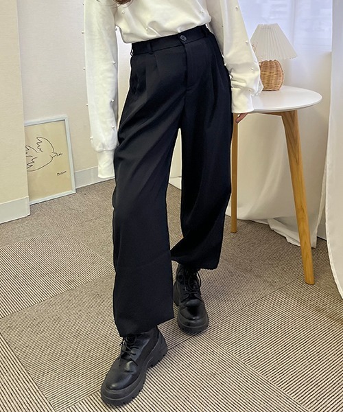 Sally Lunn スラックス パンツ ストレートスラックス レディース