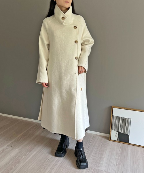 Jewelobe（ジュエローブ） コート アウター シャギーウールスタンド