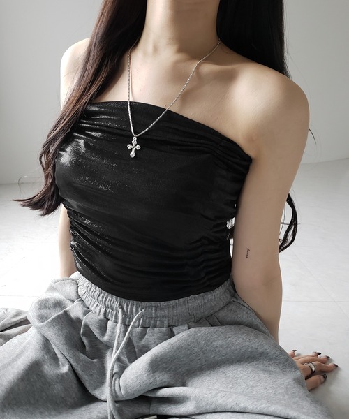 me+em select（ミームセレクト） チューブトップ ベアトップ