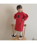 ワンピース レイヤード風アルファベットロゴワン...の詳細画像1