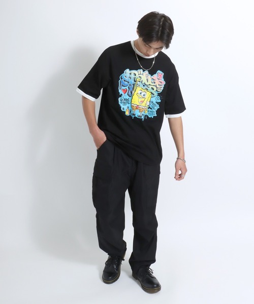 tシャツ 「ユニセックス」SpongeBob（スポンジ・ボブ）キャラクター