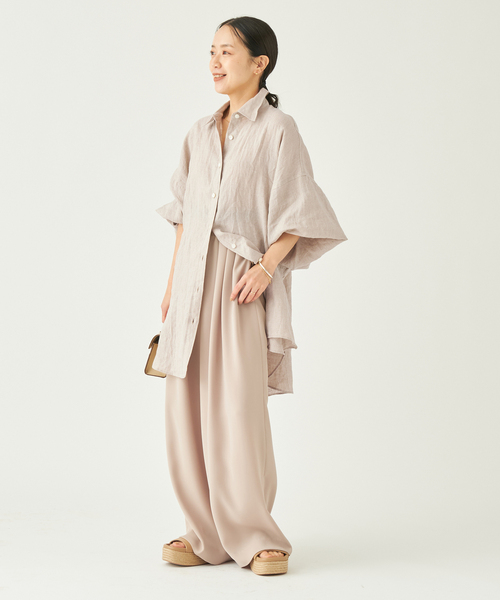 plage（プラージュ） シャツ ブラウス Linen Dolman シャツ レディース