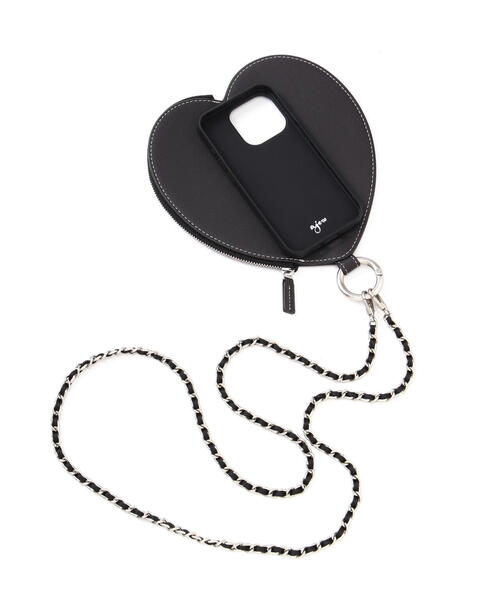 ajew スマホケース ajew/エジュー/dress HEART case shoulder