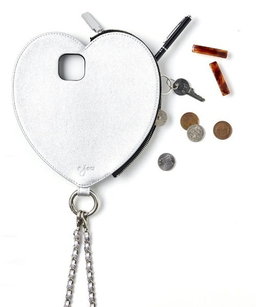 ajew スマホケース ajew/エジュー/dress HEART case shoulder