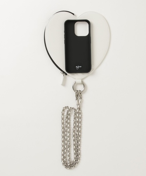 ajew スマホケース ajew/エジュー/dress HEART case shoulder