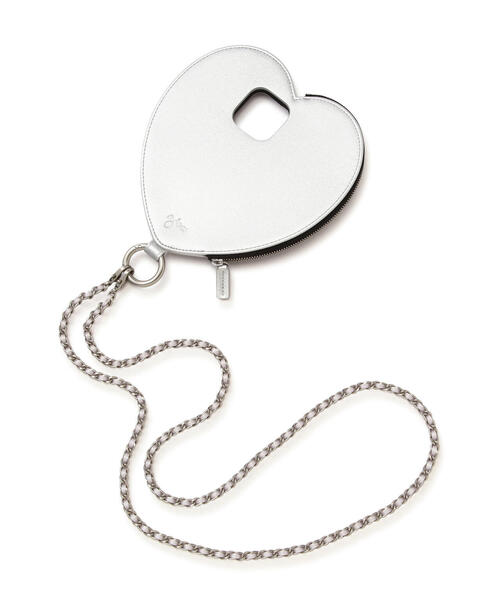 新品未使用 エジュー ajew dress caseiPhone15ProMax iPhone15Pro / silver 【dress HEART 】 (発送はご注文から3営業