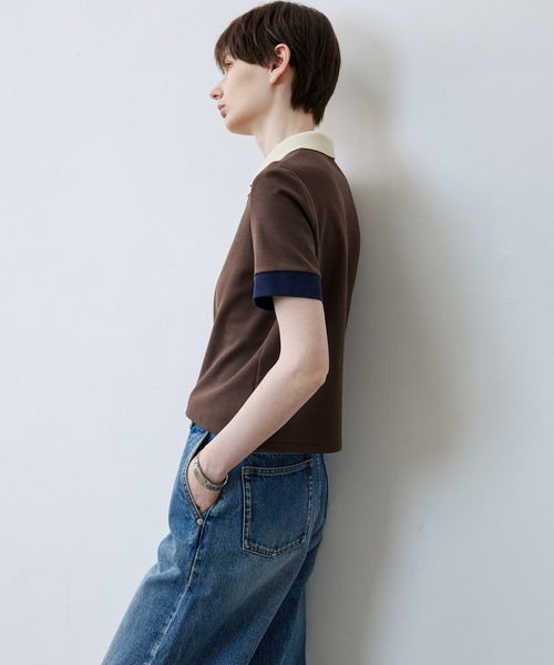70s vintage 短丈ポロシャツ　タロンジップ 70s vintage 短丈ポロシャツ タロンジップ - メルカリ