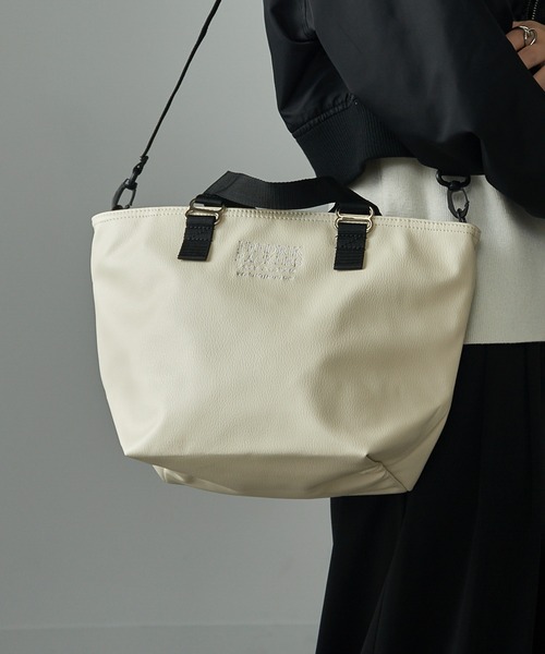 トートバッグ バッグ レディース 「FREDRIK PACKERS」EC限定商品　FAM TOTE ECO LEATHER WIDE｜zozo｜02