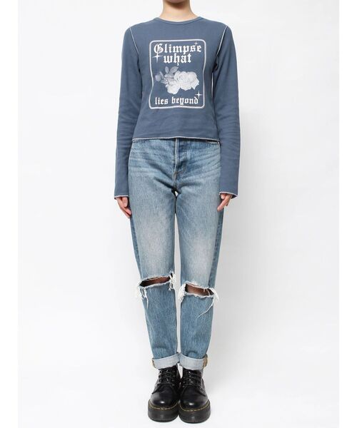jouetie tシャツ ワッフルフィットロンT レディース : ZOZOTOWN
