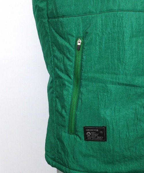 archivio（アルチビオ） ベスト ジレ 「MENS」フルジップ撥水ベスト